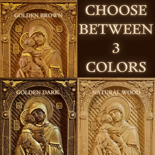 Άγιος Νικόλαος Ξυλόγλυπτη Εικόνα.