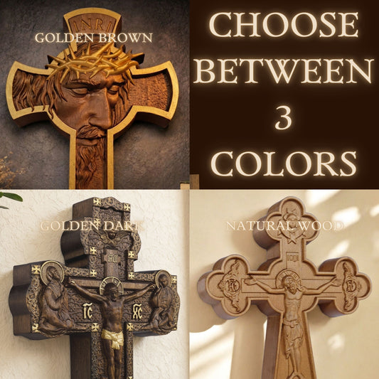 Σταυρός Ξυλόγλυπτος Νο7.