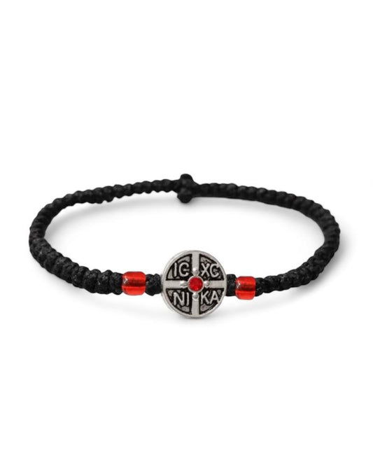 Κομποσχοίνι Εργόχειρο με Μεταλλικό Έμβλημα.