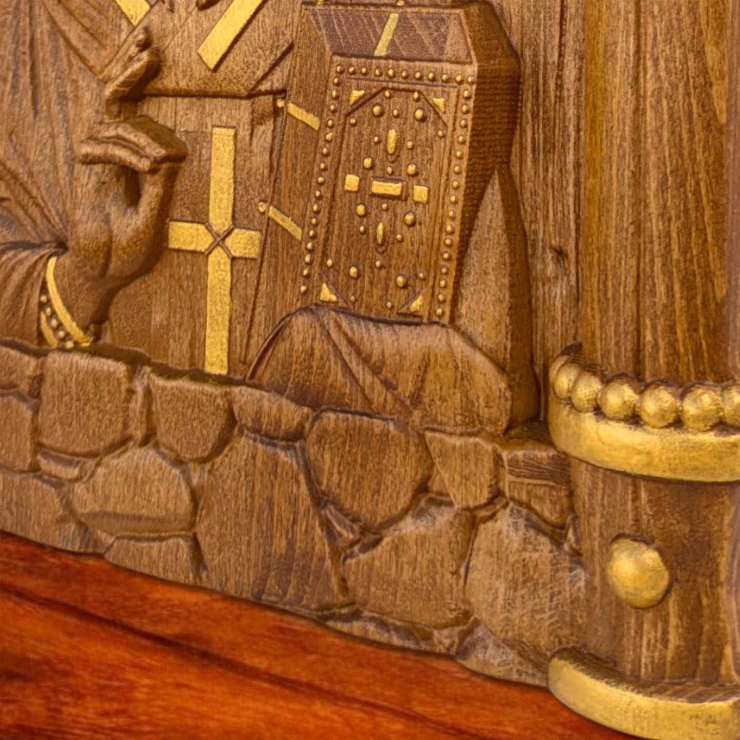 Άγιος Διονύσιος Ζακύνθου Ξυλόγλυπτη Εικόνα.
