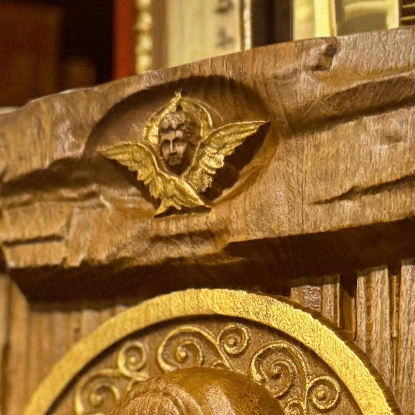 Αγία Αναστασία Ξυλόγλυπτη Εικόνα.