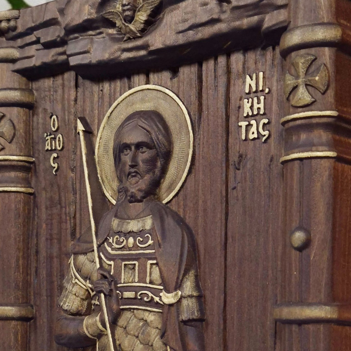 Άγιος Νικήτας Ξυλόγλυπτη Εικόνα.