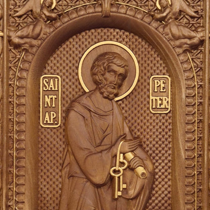 Απόστολος Πέτρος Ξυλόγλυπτη Εικόνα.