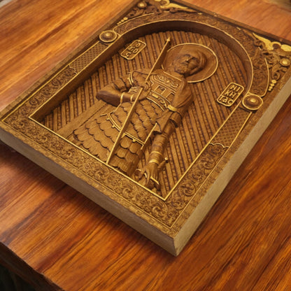 Άγιος Νικήτας Ξυλόγλυπτη Εικόνα.