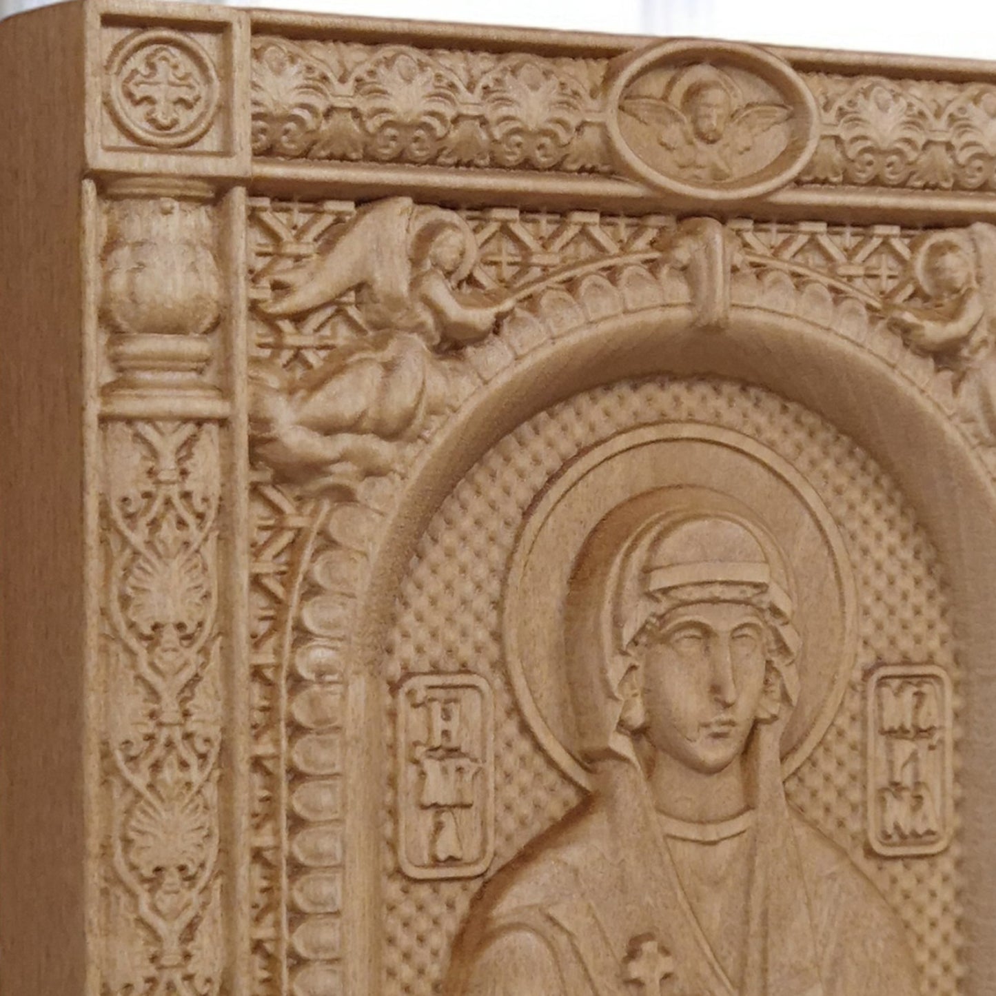 Αγία Μαρίνα Ξυλόγλυπτη Εικόνα.