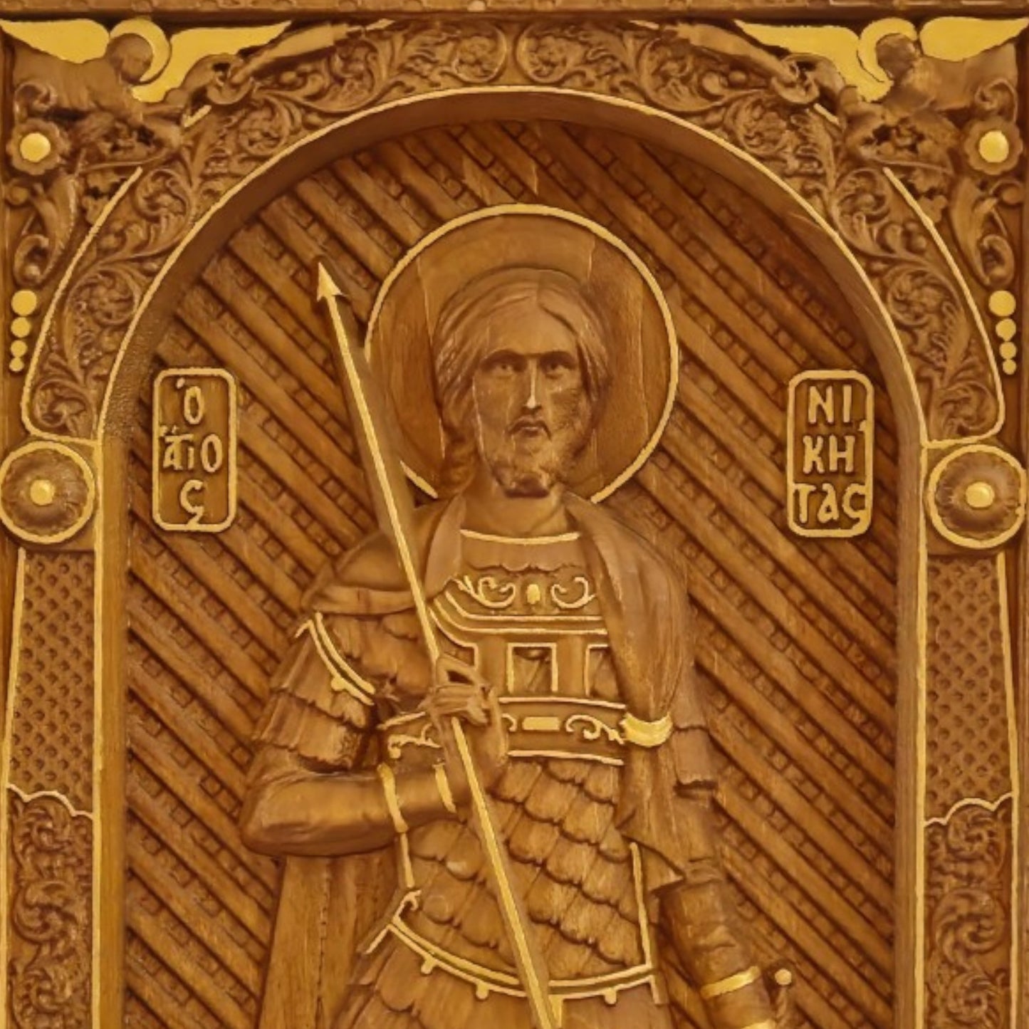 Άγιος Νικήτας Ξυλόγλυπτη Εικόνα.