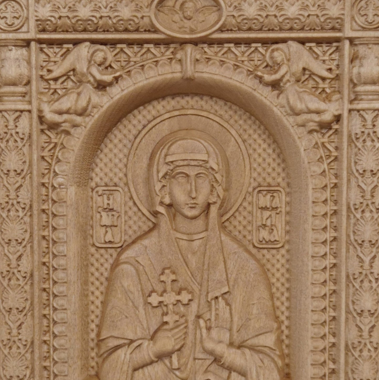 Αγία Μαρίνα Ξυλόγλυπτη Εικόνα.