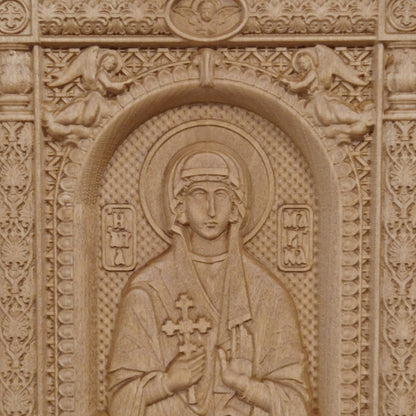 Αγία Μαρίνα Ξυλόγλυπτη Εικόνα.