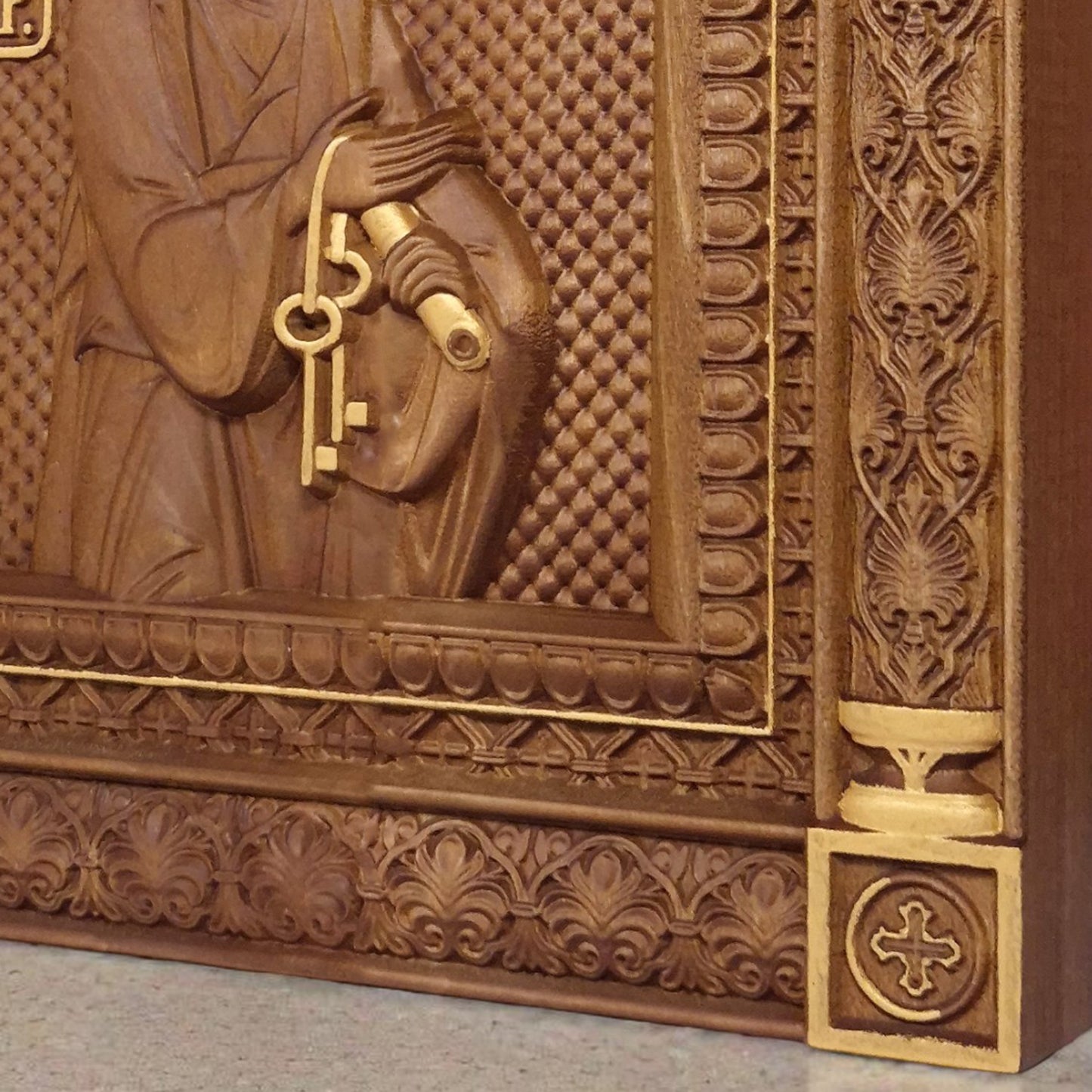 Απόστολος Πέτρος Ξυλόγλυπτη Εικόνα.