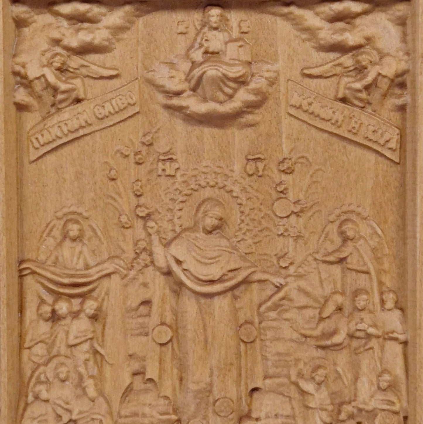 Παναγία Χαρά Πάντων των Θλιβομένων Ξυλόγλυπτη Εικόνα.