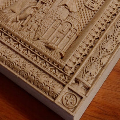 Αγία Όλγα Ξυλόγλυπτη Εικόνα.