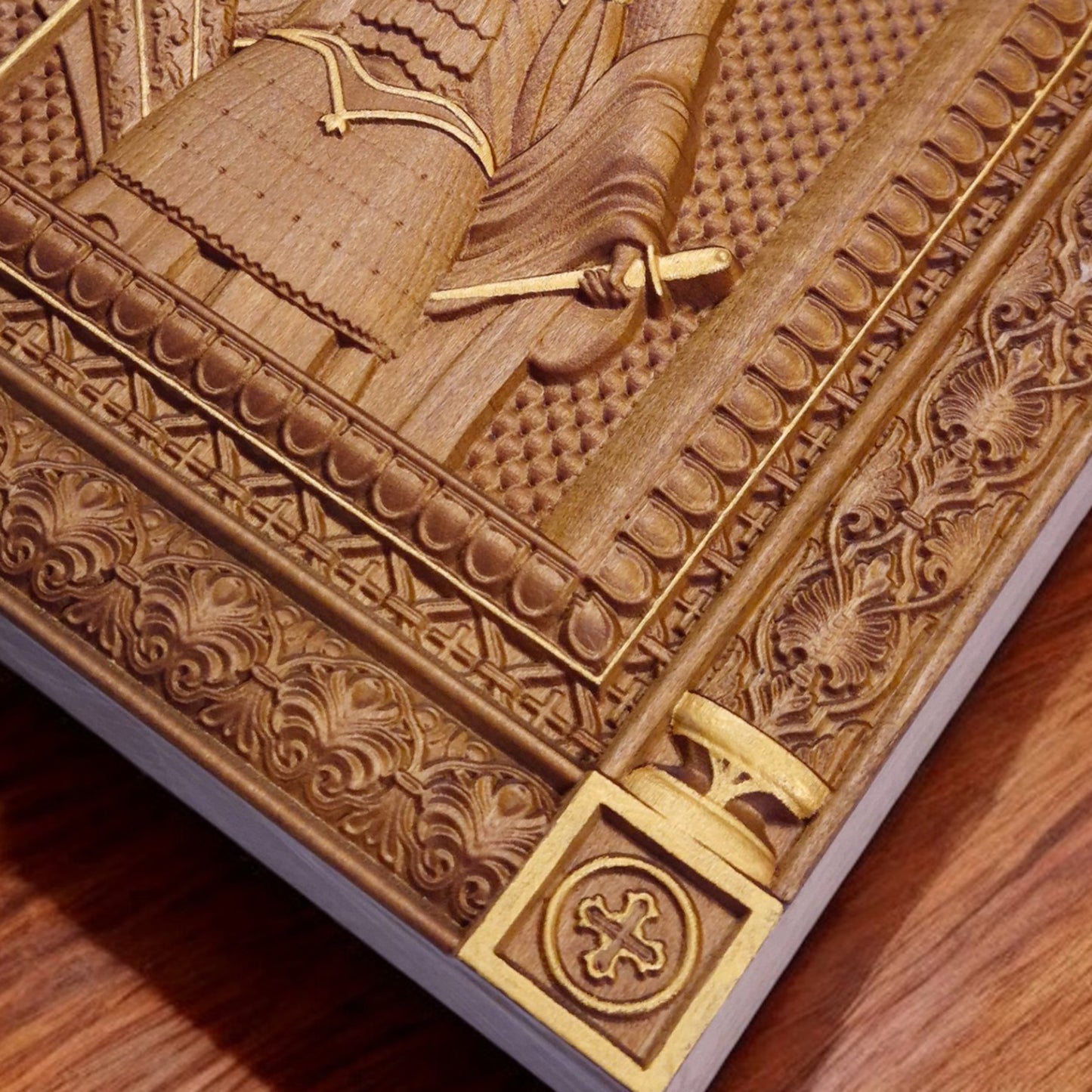 Άγιος Γεώργιος Ξυλόγλυπτη Εικόνα.