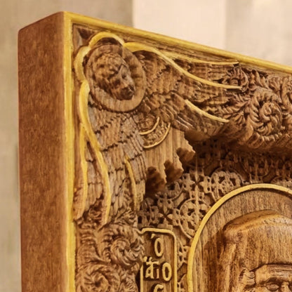 Άγιος Ιάκωβος Τσαλίκης Ξυλόγλυπτη Εικόνα.