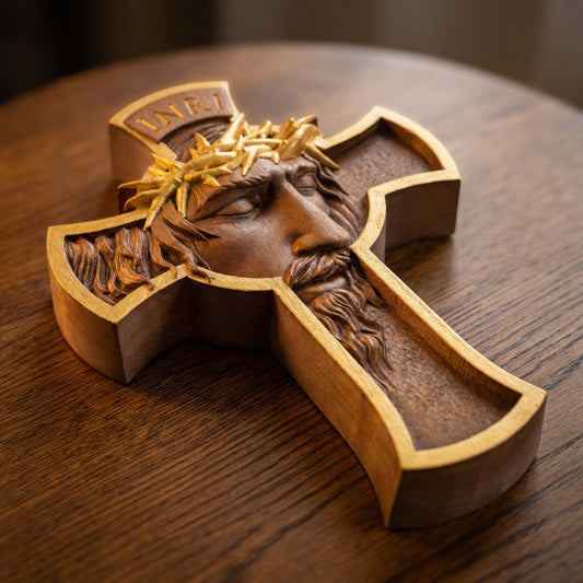 Σταυρός Ξυλόγλυπτος Νο8.