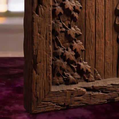 Jesus Christ Stands at the Door and Knocks Wooden Carved Handmade Christian Icon  Byzantine Greek Orthodox Home Decor Cretan Holy Carvings