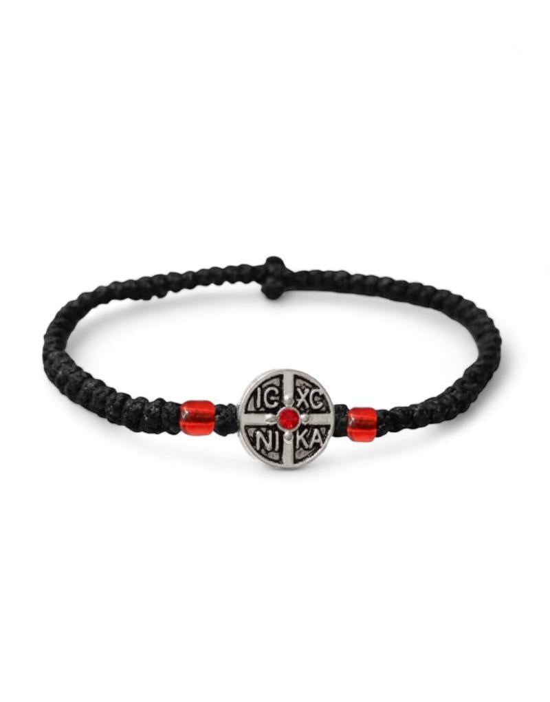 Κομποσχοίνι Εργόχειρο με Μεταλλικό Έμβλημα.