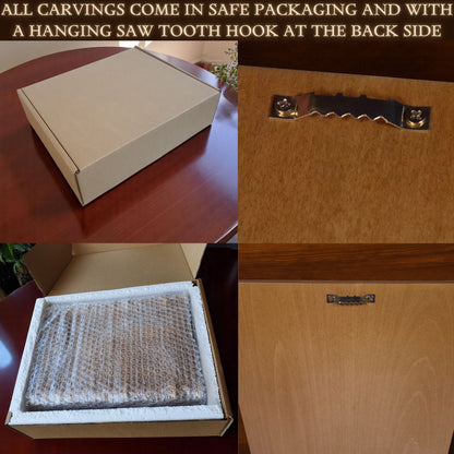 Ξυλόγλυπτη εικόνα από φωτογραφία. Χειροποίητο πορτρέτο από εικόνα.