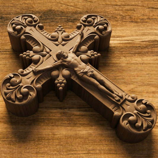 Σταυρός Ξυλόγλυπτος Νο7.