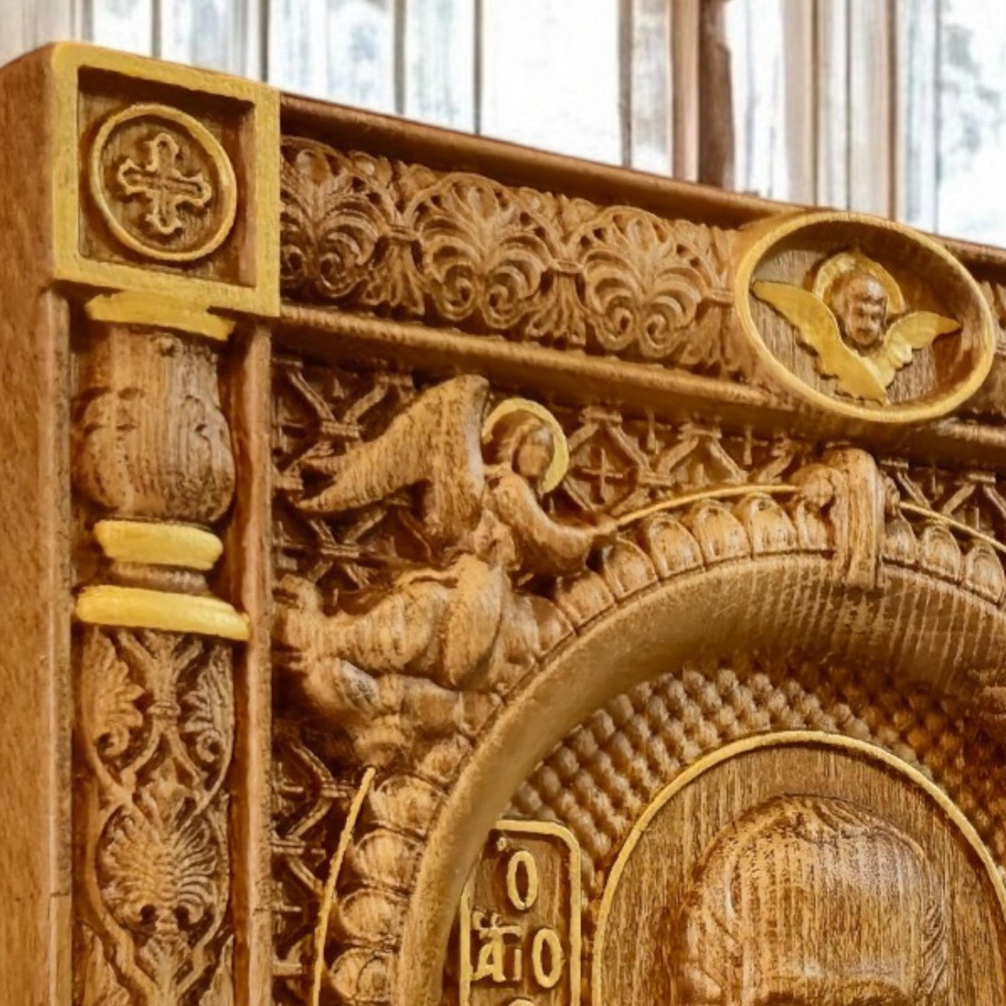 Άγιος Νικόλαος Ξυλόγλυπτη Εικόνα.
