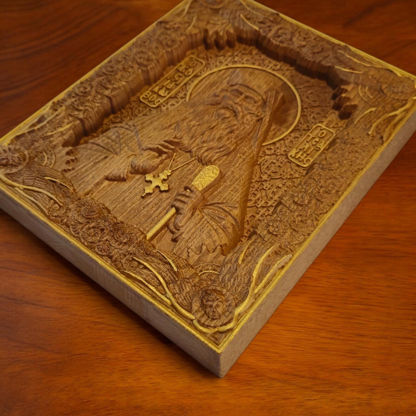 Άγιος Ιάκωβος Τσαλίκης Ξυλόγλυπτη Εικόνα.