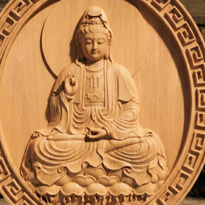 Asian Entity No 14 Wooden Bas Relief | Wood Panel Art | Sculptural Gift Idea