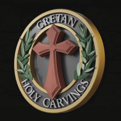 Patriarch Joseph Wooden Carved Handmade Christian Icon | Byzantine Greek Orthodox Home Art Decor